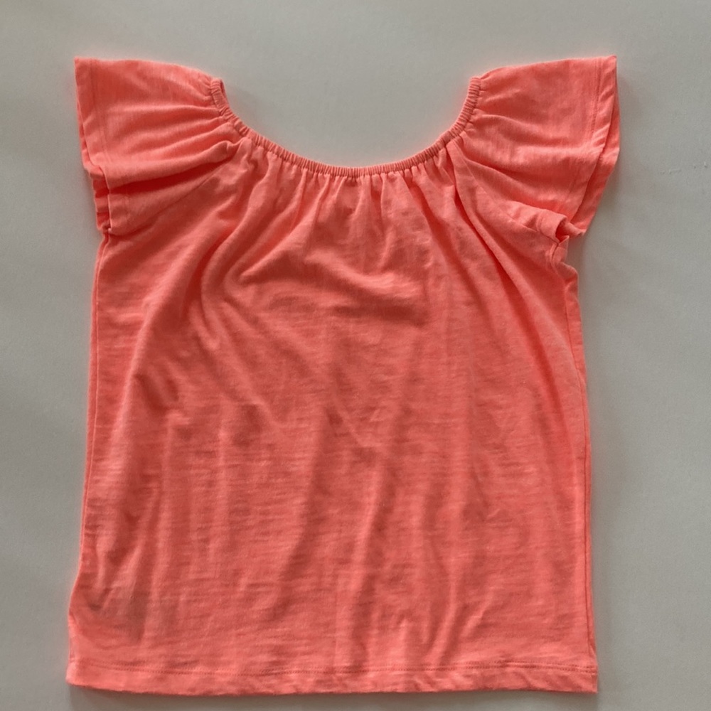 Girls Old Navy Flutter Sleeve Tee - Picture 5 of 5